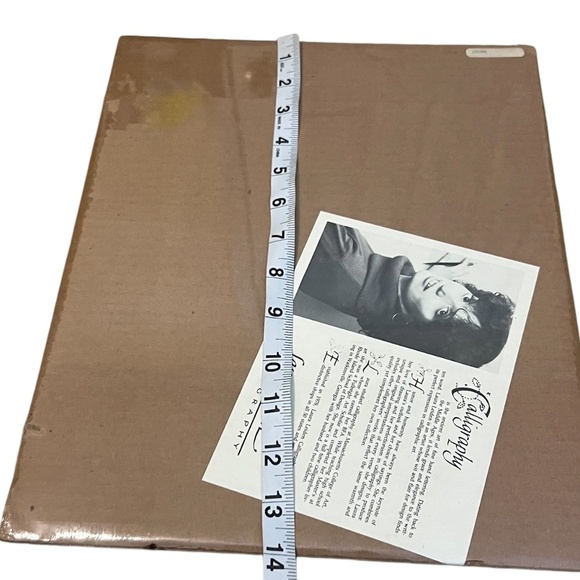 Calligraphy Print by Laura Leiden Sealed Unframed- "Her Little Shadows"‎ - Picture 6 of 6